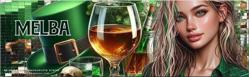 green lady with wine. melba.jpg