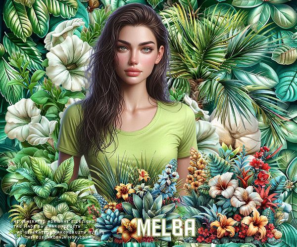 lady with green flowers.melba.jpg